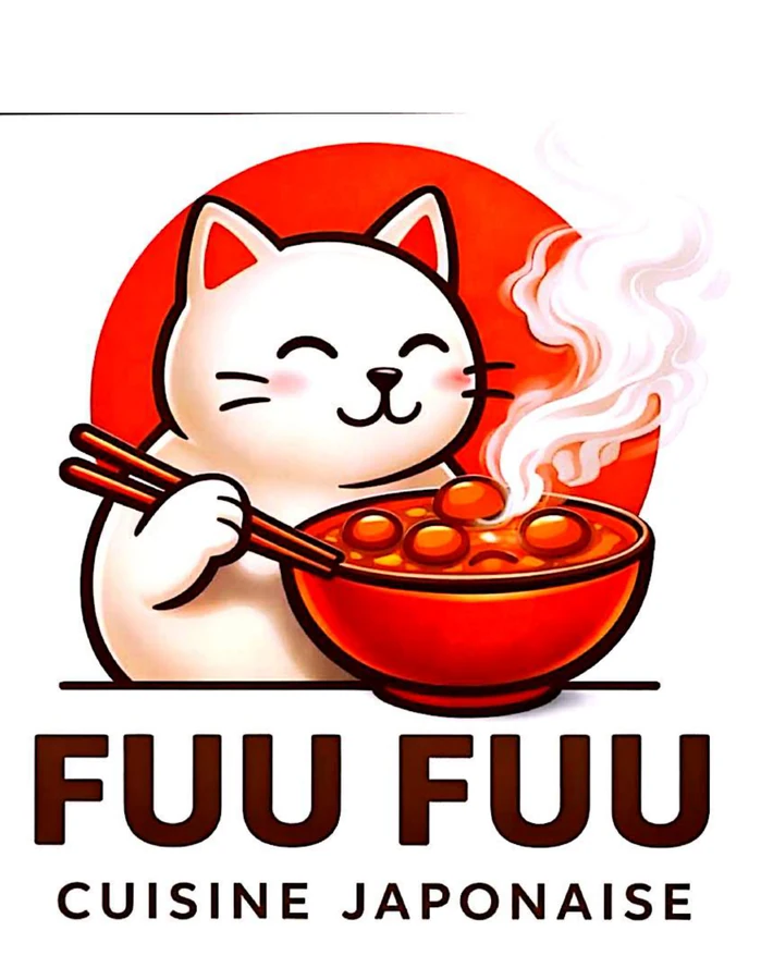 Logo FUU FUU chat japonais